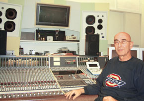 Thommy Klemt ☷ Recording ☷ Im Tonstudio von Klaus Doldinger. Thomas Klemt am Mischpult